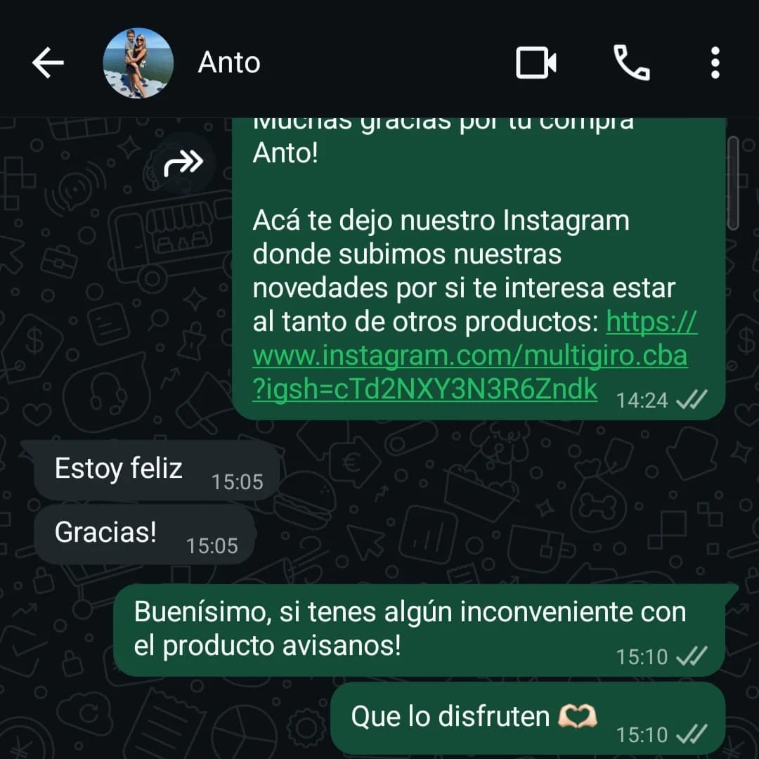 Foto de la reseña de un cliente
